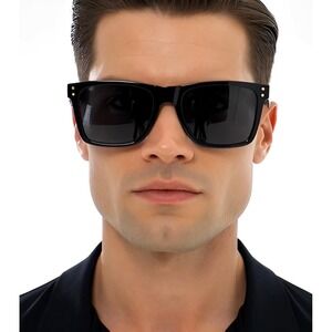 Square Sunglasses Classic Retro Style Black Frame Fashion Sun Glasses Driving